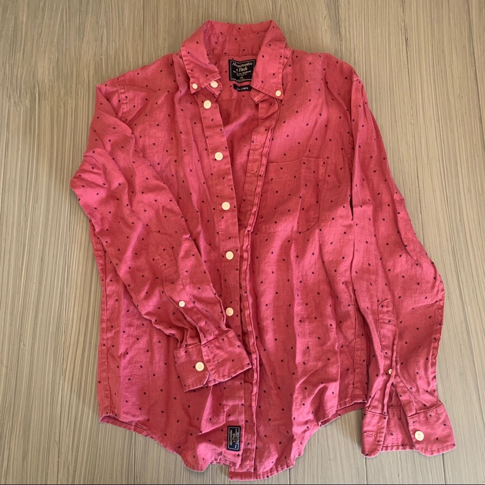 A&F Linen Button down